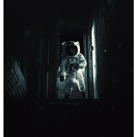 Papel pintado panorámico - Astronauta