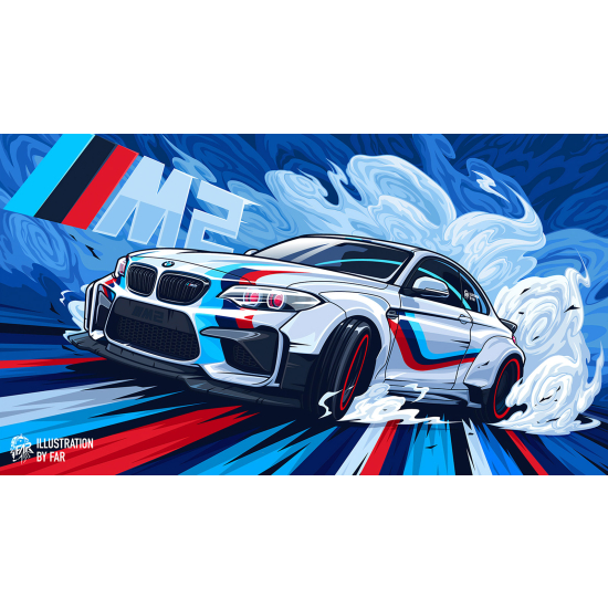 Papel pintado panorámico Auto / Coche