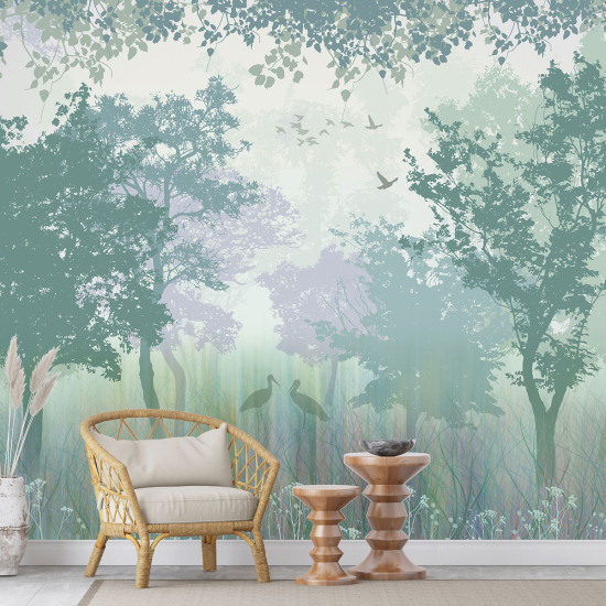 Papel pintado panorámico - Bosque
