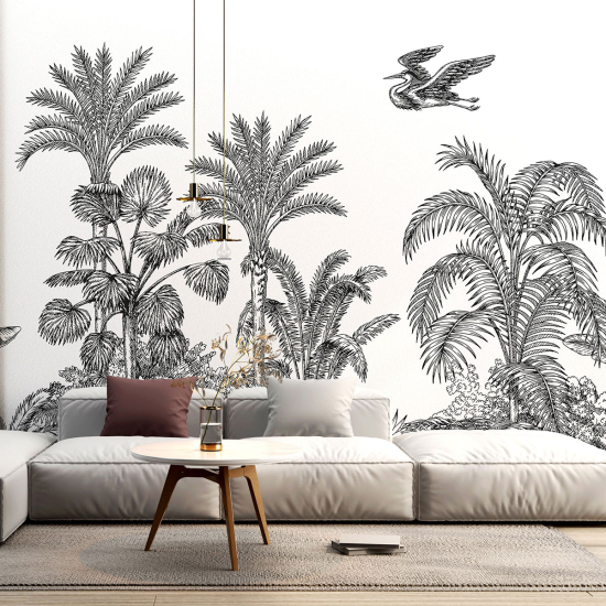 Papel pintado panorámico - Bosque tropical