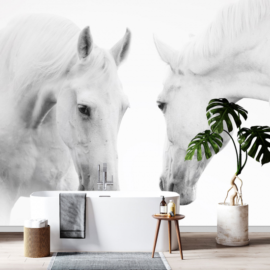 Papel pintado panorámico - Caballos