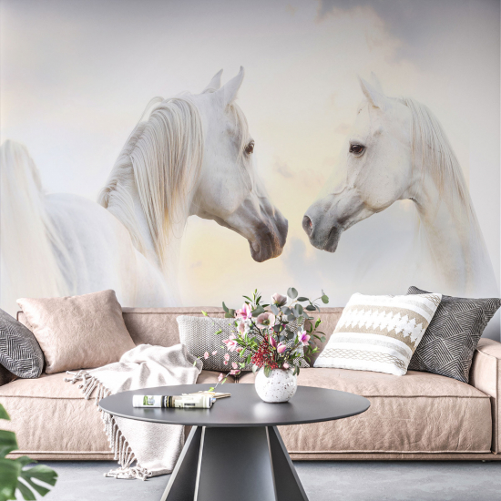 Papel pintado panorámico - Caballos