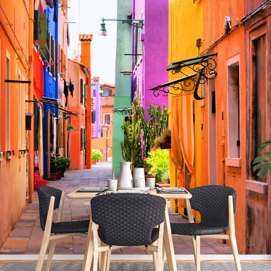 Papel pintado panorámico - Callejón de Burano