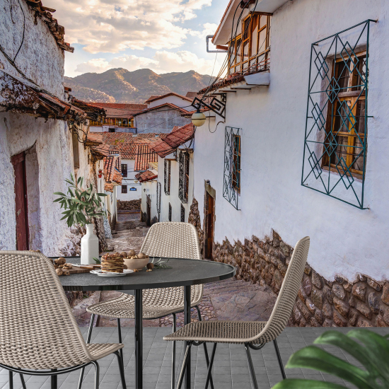 Papel pintado panorámico - Callejón Pueblo