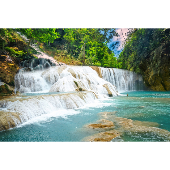Papel pintado panorámico - Cascadas
