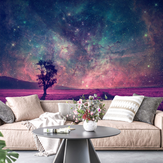 Papel pintado panorámico - Cielo estrellado