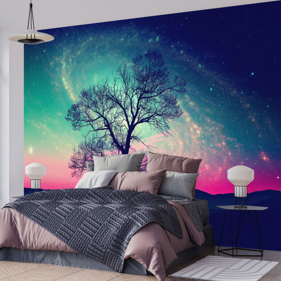 Papel pintado panorámico - Cielo estrellado