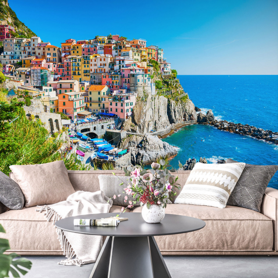 Papel pintado panorámico - Cinque Terre Italia