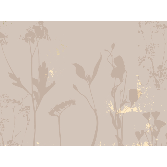Papel pintado panorámico - Diseño de flores