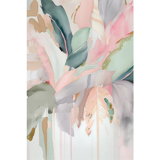 Papel pintado panorámico - Diseño de hojas
