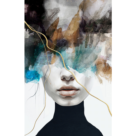 Papel pintado panorámico - Diseño de Mujer