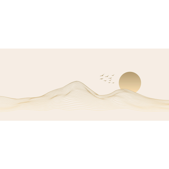 Papel pintado panorámico - Diseño de paisaje