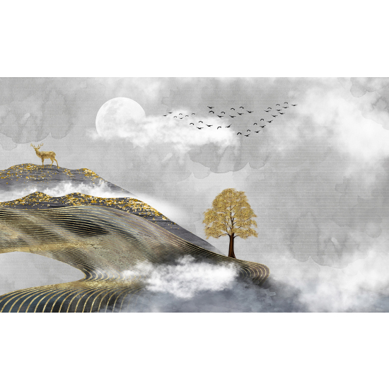Papel pintado panorámico - Diseño de paisaje