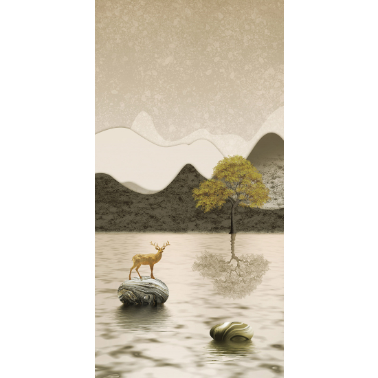Papel pintado panorámico - Diseño de paisaje
