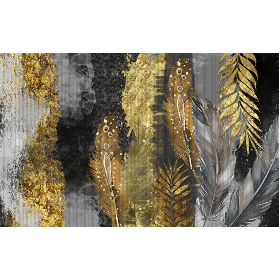 Papel pintado panorámico - Diseño de Plumas