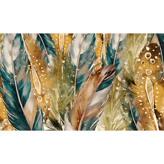 Papel pintado panorámico - Diseño de Plumas