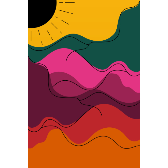 Papel pintado panorámico - Diseño Sol