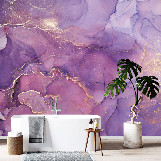 Papel pintado panorámico - Efecto marmoleado