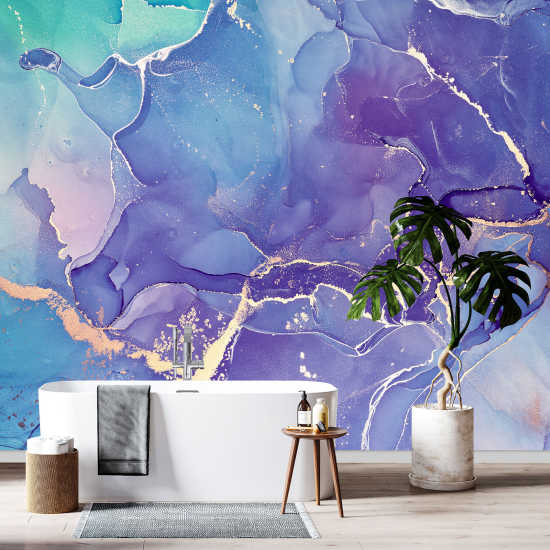 Papel pintado panorámico - Efecto marmoleado
