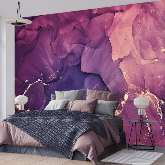 Papel pintado panorámico - Efecto marmoleado