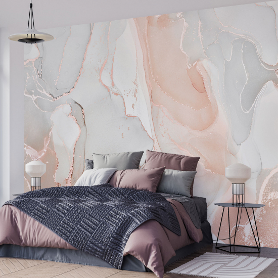Papel pintado panorámico - Efecto marmoleado