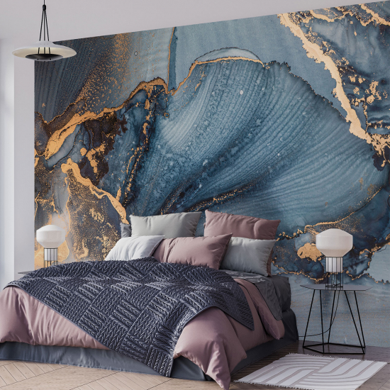 Papel pintado panorámico - Efecto marmoleado
