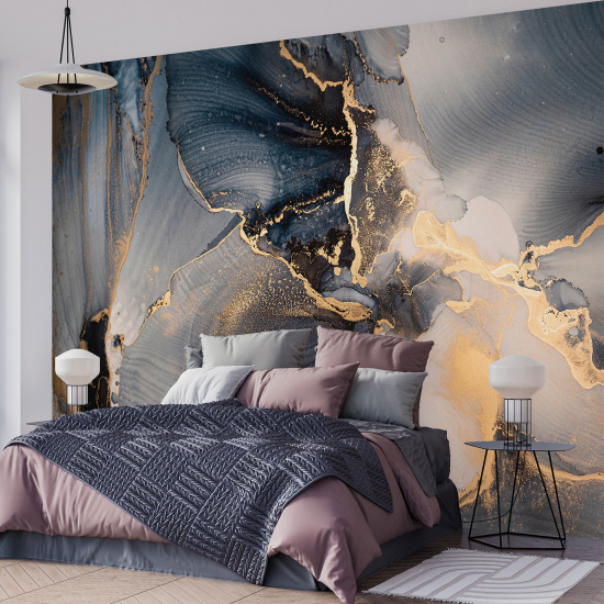 Papel pintado panorámico - Efecto marmoleado