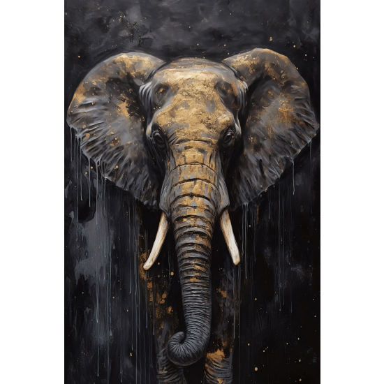 Papel pintado panorámico - Elefante