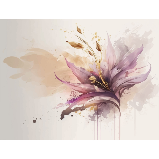 Papel pintado panorámico - Flor