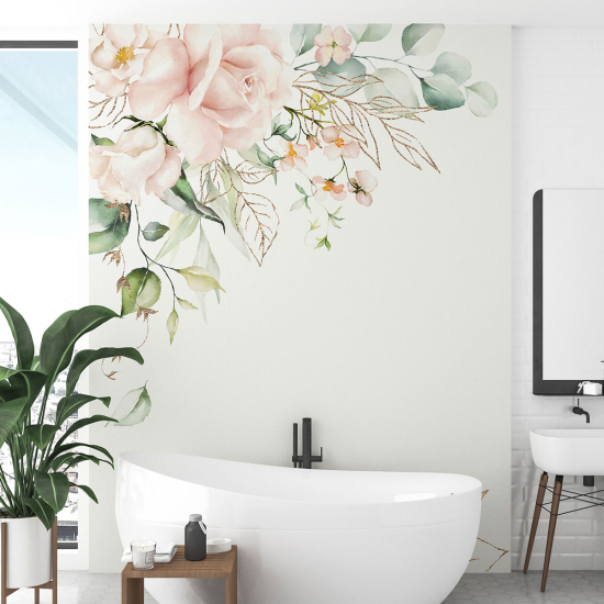 Papel pintado panorámico - Flores