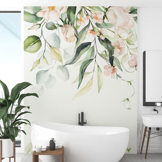 Papel pintado panorámico - Flores