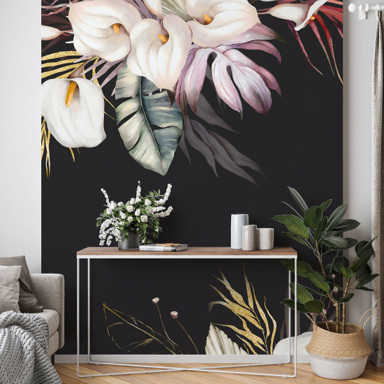 Papel pintado panorámico - Flores