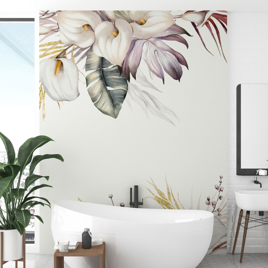 Papel pintado panorámico - Flores