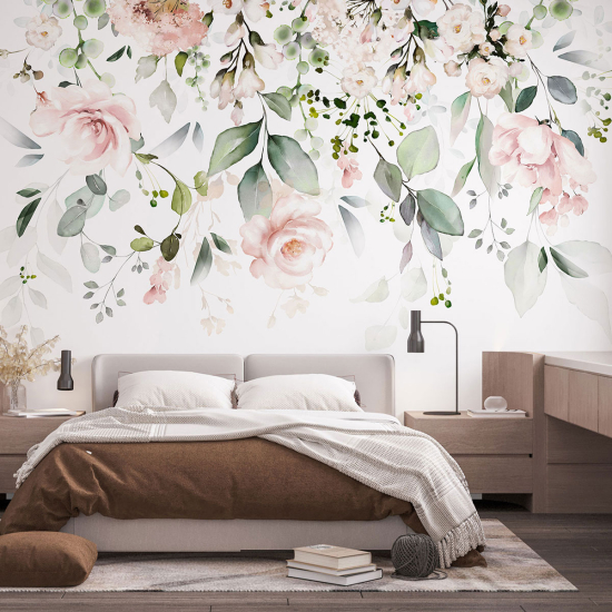 Papel pintado panorámico - Flores