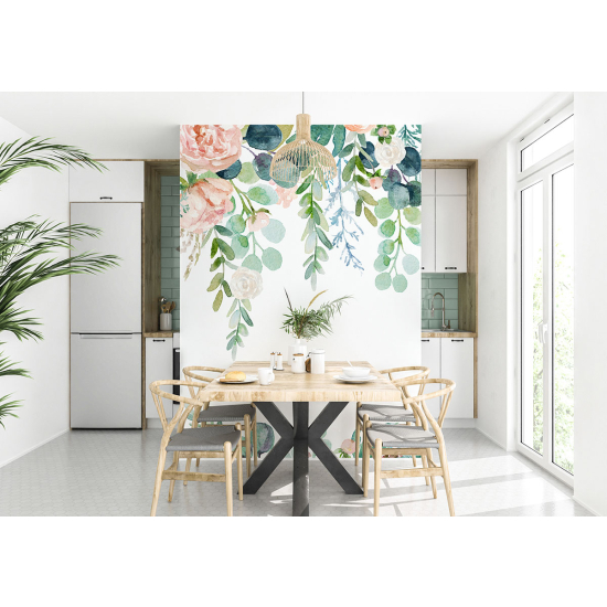 Papel pintado panorámico - Flores