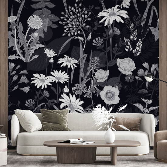 Papel pintado panorámico - Flores