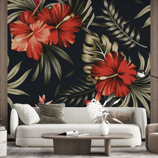 Papel pintado panorámico - Flores