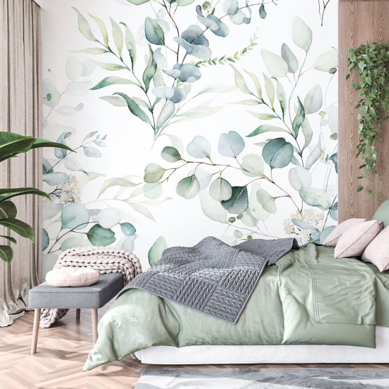 Papel pintado panorámico - Flores