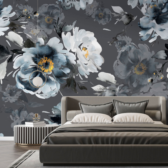 Papel pintado panorámico - Flores