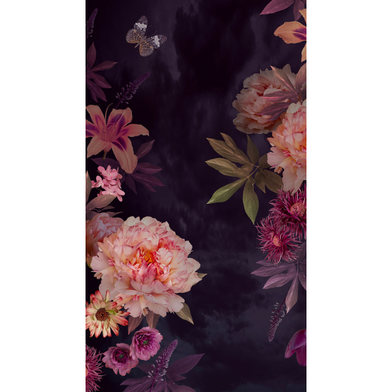 Papel pintado panorámico - Flores