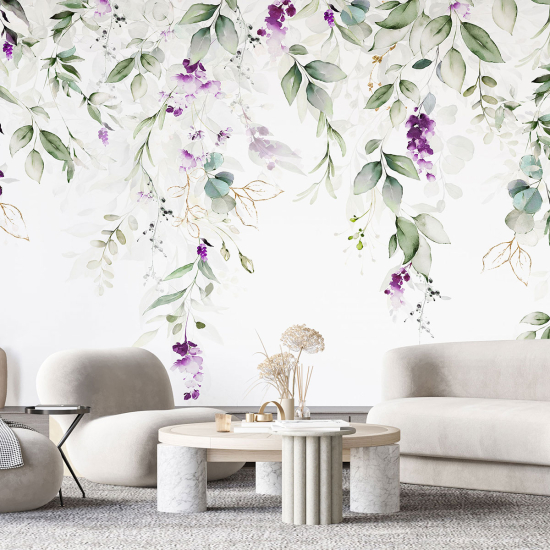 Papel pintado panorámico - Flores