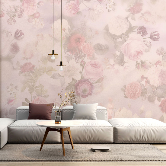 Papel pintado panorámico - Flores