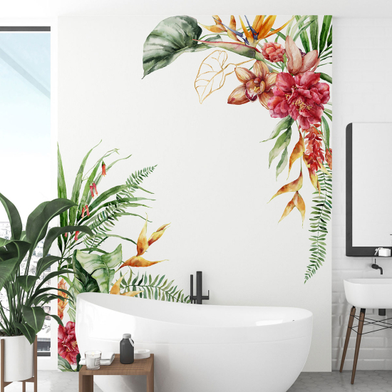 Papel pintado panorámico - Flores