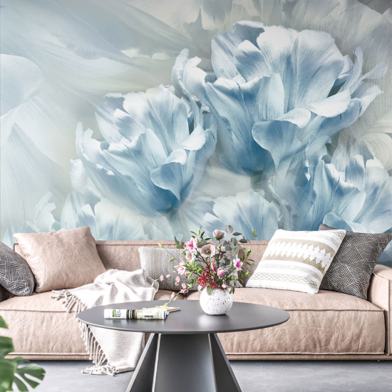 Papel pintado panorámico - Flores