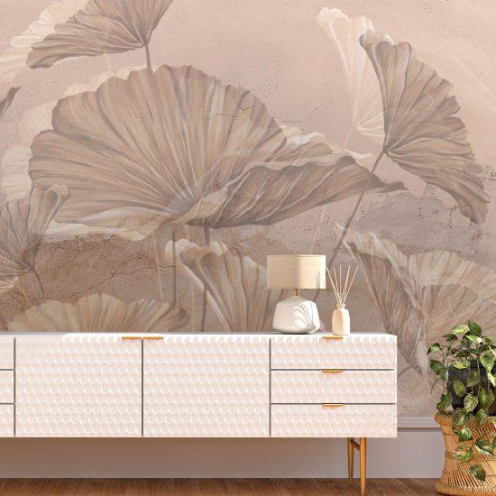 Papel pintado panorámico - Flores