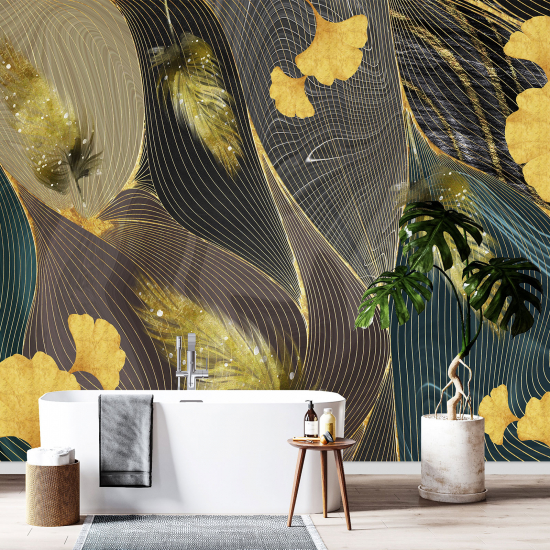 Papel pintado panorámico - Flores