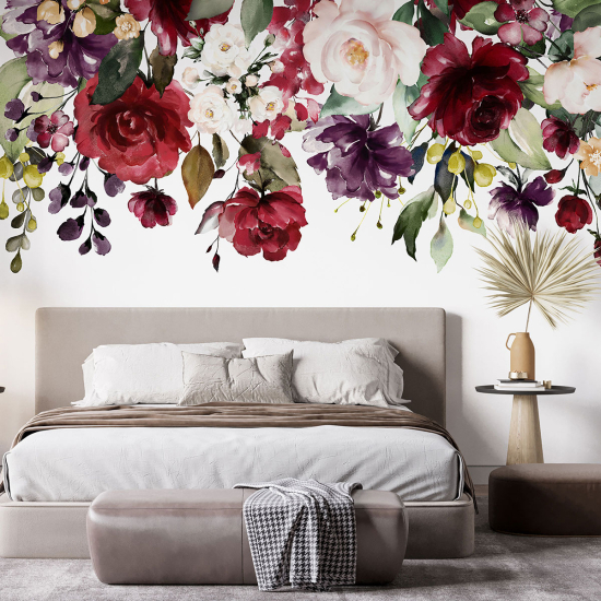 Papel pintado panorámico - Flores