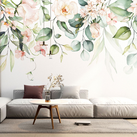 Papel pintado panorámico - Flores