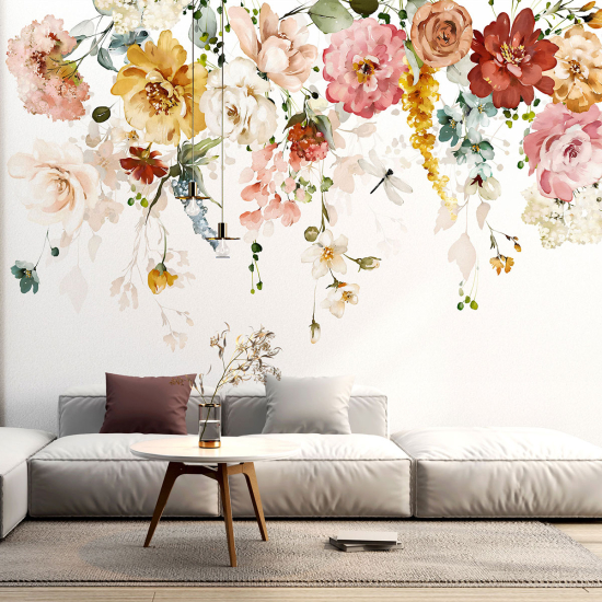 Papel pintado panorámico - Flores
