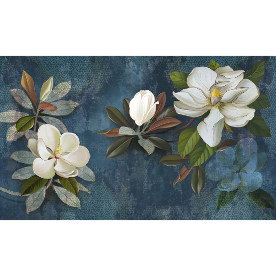 Papel pintado panorámico - Flores